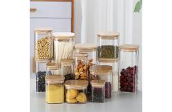 China 1000ml Airtight Borosilicate Glass Food Storage Jars supplier