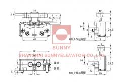 China White Plastic Elevator Door Operator  Door Machine Contact Switch supplier