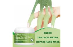 China Green Tea Lock Water Repair Hand Mask  Exfoliating Whitening Anti - Aging supplier
