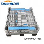 Warehouse Industrial Large HDPE Euro Collapsible Plastic Pallet Box Stackable