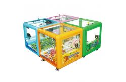 China Mini Rubik Cube Crane Machine Coin Operated Toy Crane Game with US Plug supplier