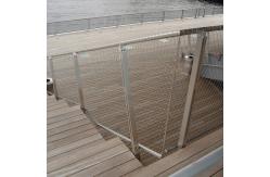 China Flexible 304 Stainless Steel Wire Rope Mesh For Balustrade Or Railing supplier
