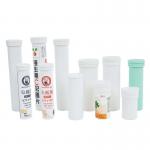 Custom Empty Vitamin C Effervescent Tablet Bottle with Dry Offset Printing and Cap