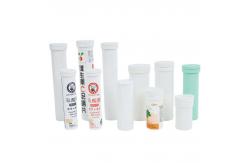 China Custom Empty Vitamin C Effervescent Tablet Bottle with Dry Offset Printing and Cap supplier