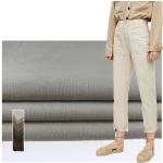 260gsm Stone Vintage Solid Twill Cotton Fabric 97 Cotton 3 Spandex Fabric For Coat for sale