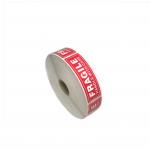 Vial Price Edge Control CMYK POF shrink wrap bottle labels