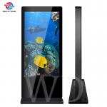 Thin Public 65  Outdoor LCD Digital Signage Kiosk Network Version for sale