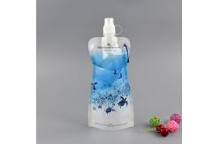 China Portable Stand Up drink Liquid Packaging Pouch 800ML with Suction Nozzle supplier