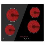 220V-240V 4 Burner Electric Cooktop Built In 24 Inch Ceramic Cooktop 6000W