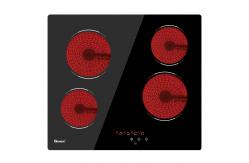 China 220V-240V 4 Burner Electric Cooktop Built In 24 Inch Ceramic Cooktop 6000W supplier