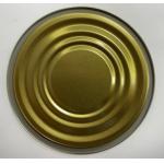 China Silver Gold Organosol Paste Tinplate Metal Cans Lid Bottom Cover Tin Lid manufacturer