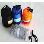Square Quick Dry Sports Microfiber Gym Towels With Logo And Mesh Bag for sale