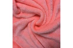 China Knitted Polyester Material Fabric Flannel Fleece Solid Foile Fabric 183cm Width supplier