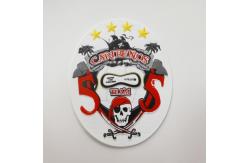 China Printed Picture On The Main Logo TPU Patches Eco Friendly For Jersey supplier