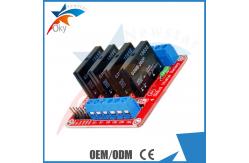 China SSR Solid-State Arduino Relay Module 4 Channel Low Level 5V DC supplier