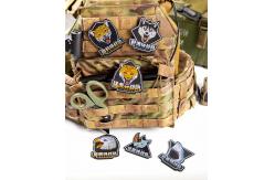 China Military Morale Patches Merrowed Hooked Bags DIY Veteran Patches For Clothing supplier