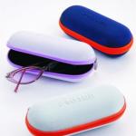 Colorful Collapsible Sunglass Zipper Case Multispandex Glasses Packaging for sale
