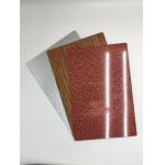 Exterior Wooden Texture ACP Sheet , High Gloss Furniture Boards 6mm Thickness for sale
