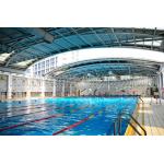 Pre Engineered Steel Structure Swimming Pool Roof With Steel Sheet Roof Panel