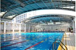 China Pre Engineered Steel Structure Swimming Pool Roof With Steel Sheet Roof Panel supplier