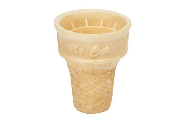 72mm Length Custom Wafer Cones , Cool Ice Cream Sugar Cone