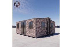 China Luxury Waterproof Prefabricated Steel Foldable Container House Homes Customizable supplier