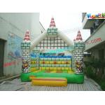 CE / EN14960 Hiring Bouncy Castles Beautiful Printing Inflatable Jumper for sale