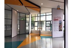China Ballroom Sliding Folding Partitions Movable Walls Sound Insulation ASTM Standard supplier