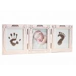 Personalized Baby Hand And Footprint Photo Frame Keepsake Box Decoration for sale