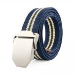 China Tactical Zinc Alloy Belt Buckle 140cm Canvas Webbing Belt for sale