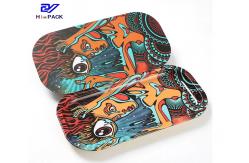 China Customized Weed Rectangle Tin Box With Lid Custom Weed Packaging Can supplier