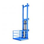 6m 1000kg Small Freight Elevator Hydraulic Industrial Goods Lift For Factory for sale