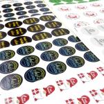 Customized Barcode Anti Counterfeit Labels With 1D/2D Barcode for sale