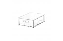 China Stackable 6L 9L PET Clear Storage Cabinet Plastic Drawer Organizer supplier