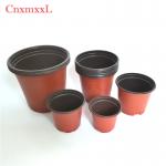 Simple Style Flowerpot Garden Plastic Flower Plant Pot Multiple Size Outdoor Nursery Pot for sale