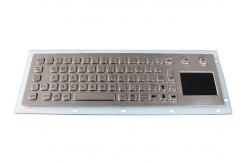 China Waterproof Keyboard with Mouse Touchpad Stainless Steel for Kiosk supplier