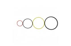 China Custom Silicone Rubber Cutting Service Rubber Sealing Rings With Abrasion Resistance supplier