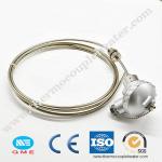 Armour Thermocouple RTD K J Type Sheath Temperature Sensor With Big Thermocouple Head for sale