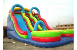China Large Inflatable Fun City /  Inflatable Amusement Park With triple Obstacle Course Combo supplier