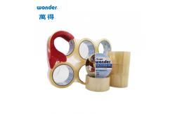 China Easy Handling BOPP Packaging Tape 48mm Width Brown Transparent supplier