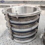 0.5mm 0.7mm 1mm gap Welded Wedge Wire Screen/ Johnson Well Pipe Bar Screens Filter Sieve bend screen for sale