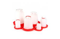 China Hens Birds Plastic 1.5kg Poultry Feeder Drinker supplier