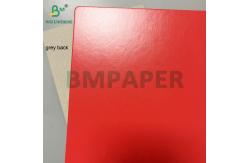China High Stiffness Coated Red Green with Grey Back 2mm Thick Hard Board supplier