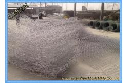China Galvanized Hexagonal 80X100mm Hesco Wire Mesh Gabion / Gabions supplier