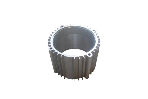 Customized Industrial Aluminium Profile / Aluminum Extrusion Motor Shell with Sand Blasting