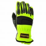 High Visible Rescue Extrication Gloves Abrasion Resistant Size 9 for sale