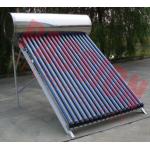 Simple Structure Heat Pipe Solar Water Heater With Copper Heat Tube 6 Bar for sale