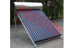 China Simple Structure Heat Pipe Solar Water Heater With Copper Heat Tube 6 Bar supplier
