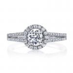 VVS Clarity HPHT Lab Diamond Wedding Band Classic Style Round Cut Lab Grown Diamond Ring for sale