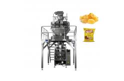 China Automatic Vertical Bag Packing Machine Multihead For Grain Nut Puff Chip supplier